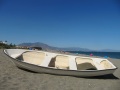 aan strand Aldea beach